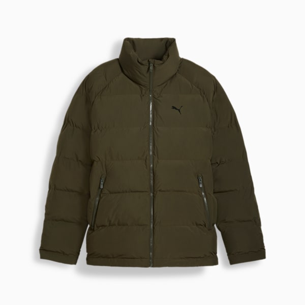 Campera monomaterial para hombre, Dark Olive, large-ARG