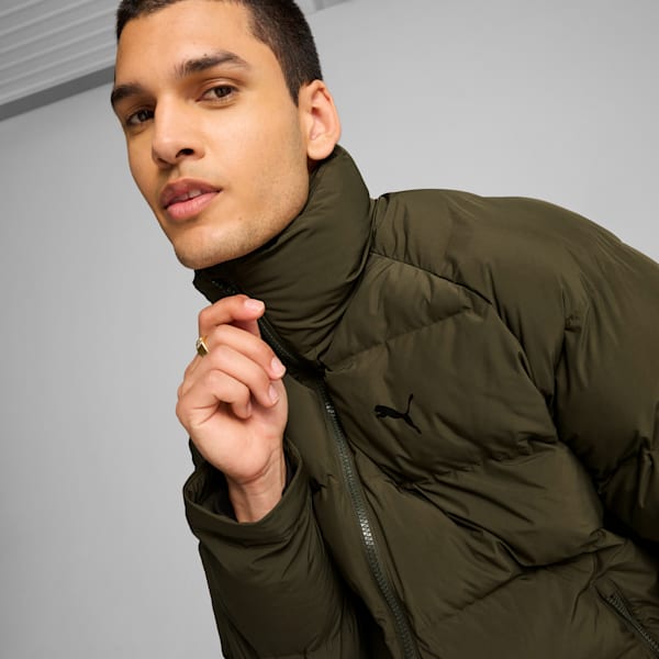 Campera monomaterial para hombre, Dark Olive, large-ARG