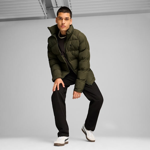 Campera monomaterial para hombre, Dark Olive, large-ARG
