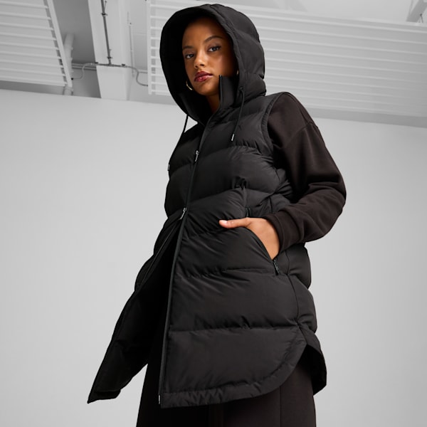Chaleco monomaterial para mujer, PUMA Black, large-ARG