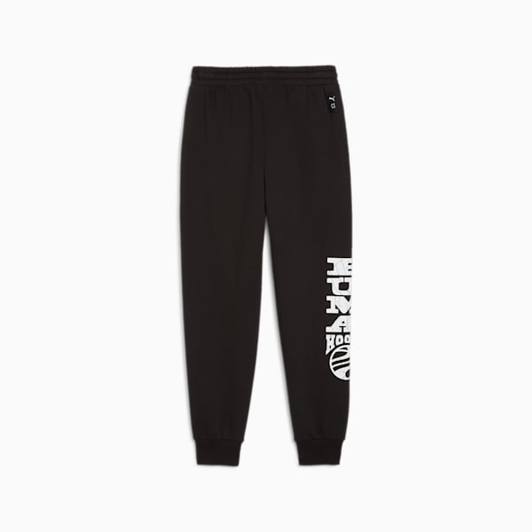 Basketball Blueprint Pants Youth, PUMA Black, large-MEX