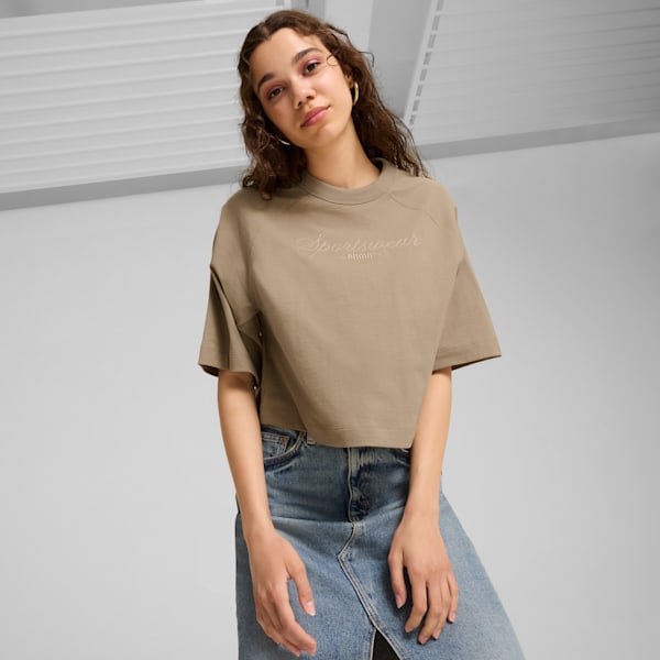 CLASSICS + Oversized Tee Women, Oak Branch, large-ZAF
