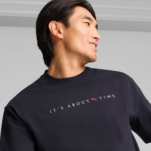 Remera estampada MMQ para hombre, New Navy, large-ARG