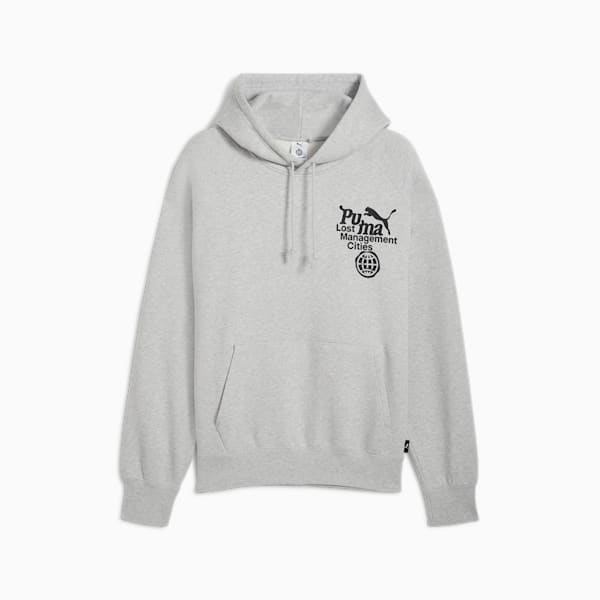 PUMA x LMC Hoodie Men, Light Gray Heather, large-ZAF