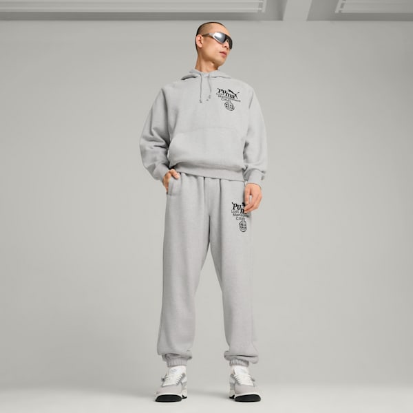 PUMA x LMC Hoodie Men, Light Gray Heather, large-ZAF