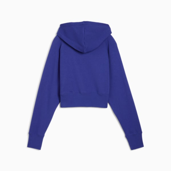 Buzo con capucha CLASSICS+ Relaxed para mujer, Lapis Lazuli, large-ARG