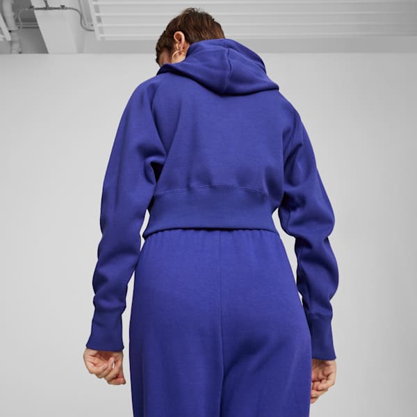 Buzo con capucha CLASSICS+ Relaxed para mujer, Lapis Lazuli, large-ARG