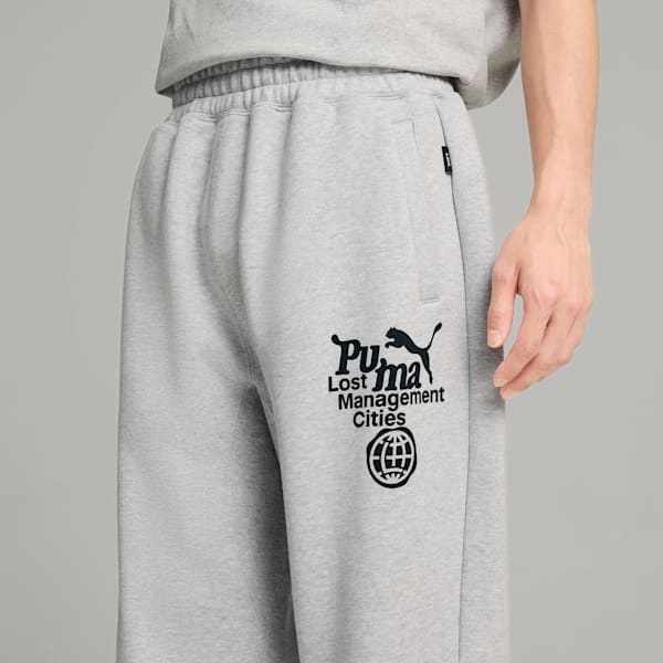 PUMA x LMC Sweat Pants Men, Light Gray Heather, large-ZAF