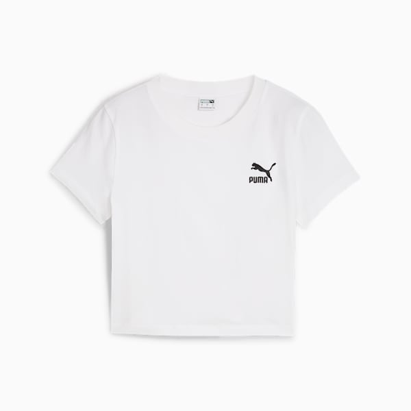 Remera CLASSICS Baby para mujer, PUMA White, large-ARG