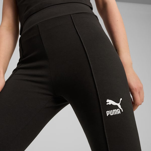 CLASSICS Flared Leggings Women, PUMA Black, large-ZAF