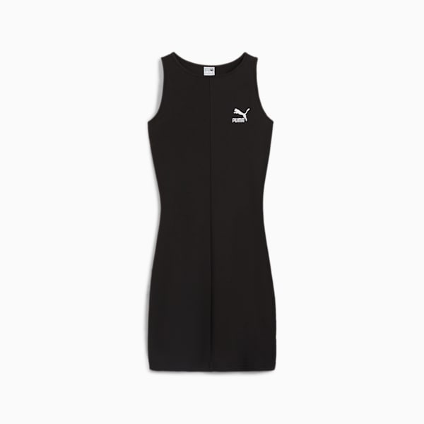 CLASSICS Ribbed Dress Women, PUMA Black, large-ZAF