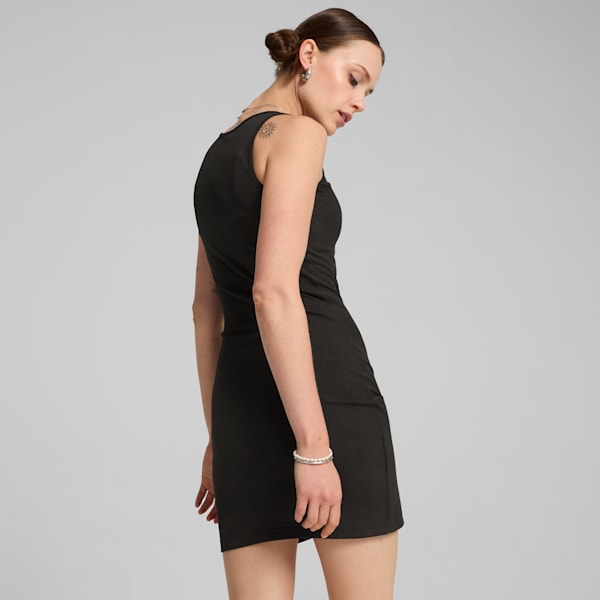 CLASSICS Ribbed Dress Women, PUMA Black, large-ZAF