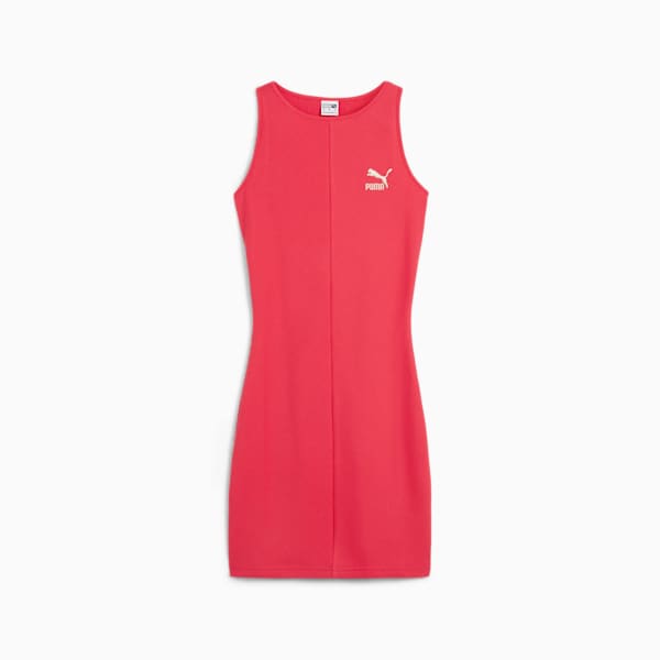 Vestido Mujer CLASSICS Ribbed, Tart Cherry, large-MEX