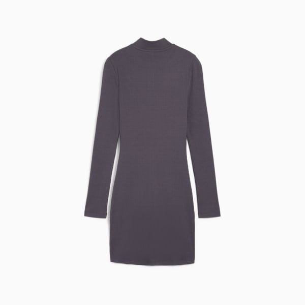 CLASSICS Ribbed Dress Women, Galactic Gray, large-MEX