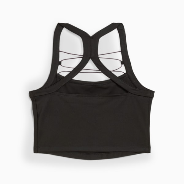 Crop top DARE TO para mujer, PUMA Black, large-ARG