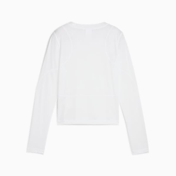 THE FAST RACE Long Sleeve Women, PUMA White, large-ZAF