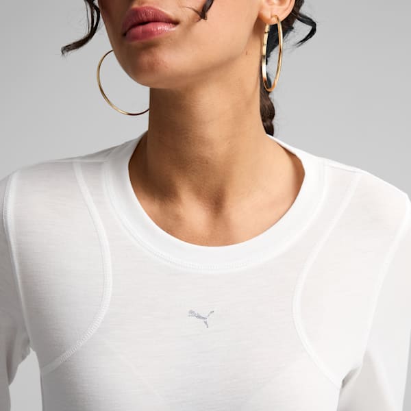 THE FAST RACE Long Sleeve Women, PUMA White, large-ZAF
