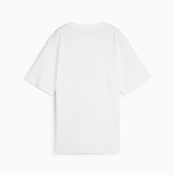 DOWNTOWN Relaxed Graphic Tee Women, PUMA White, large-ZAF
