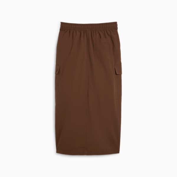 DOWNTOWN Cargo Midi Skirt Women, Espresso Brown, large-ZAF