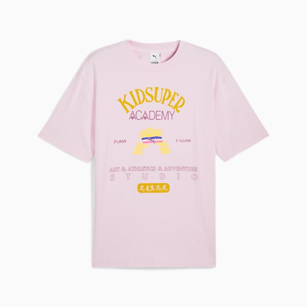 PUMA x KIDSUPER Graphic Tee Men, Pearl Pink, large-MEX