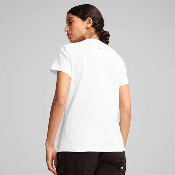 YONA Tee Women, PUMA White, large-ZAF
