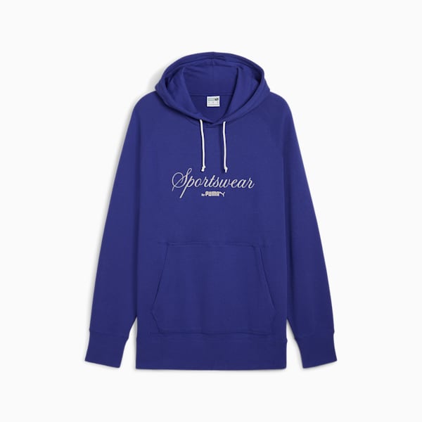 Buzo con capucha CLASSICS+ Relaxed para hombre, Lapis Lazuli, large-ARG