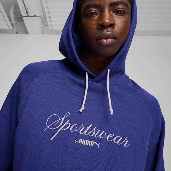 Buzo con capucha CLASSICS+ Relaxed para hombre, Lapis Lazuli, large-ARG