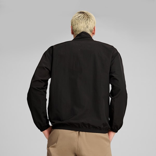 Camiseta relajada tejida CLASSICS para hombre, PUMA Black, large-MEX