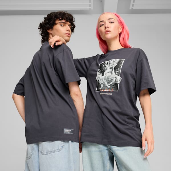 Camiseta CLUB DE COURSE Graphic unisex, Galactic Gray, large-ARG