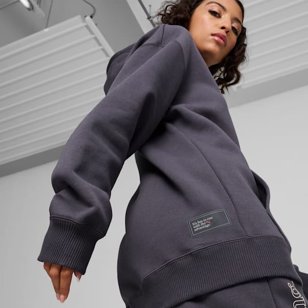 Buzo con capucha CLUB DE COURSE unisex, Galactic Gray, large-ARG