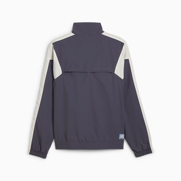 CLUB DE COURSE Track Jacket Unisex, Oak Branch-Galactic Gray, large-ZAF