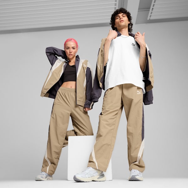 CLUB DE COURSE Track Pants Unisex, Oak Branch-Galactic Gray, large-ZAF