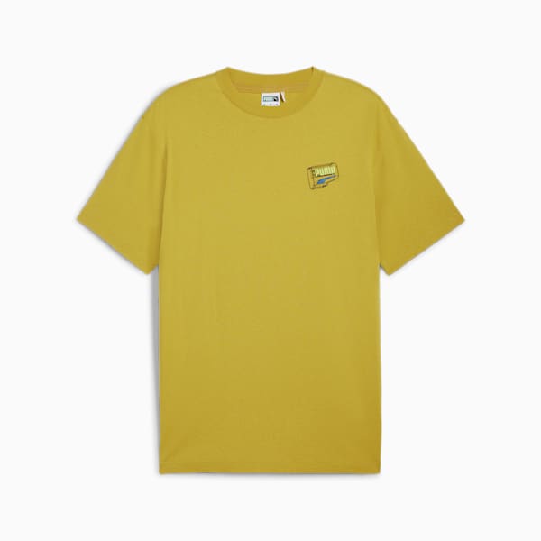DOWNTOWN Relaxed Graphic Tee Men, Golden Fog, large-ZAF