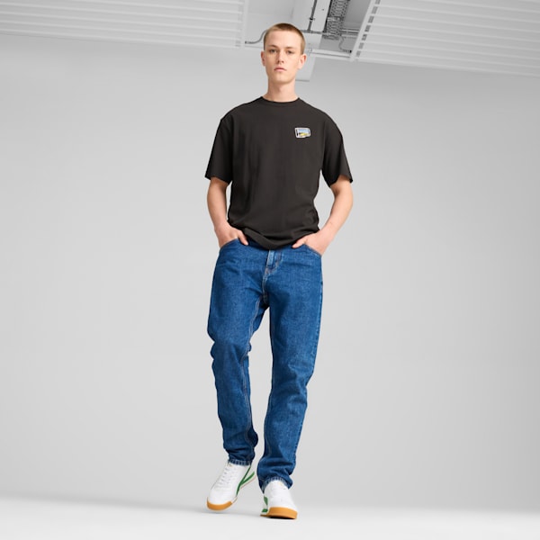 Remera Downtown Relaxed Graphic, PUMA Black-Fresh Pear, large-ARG