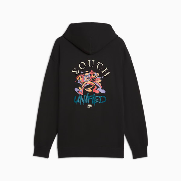 Buzo con capucha DOWNTOWN Graphic para hombre, PUMA Black, large-ARG