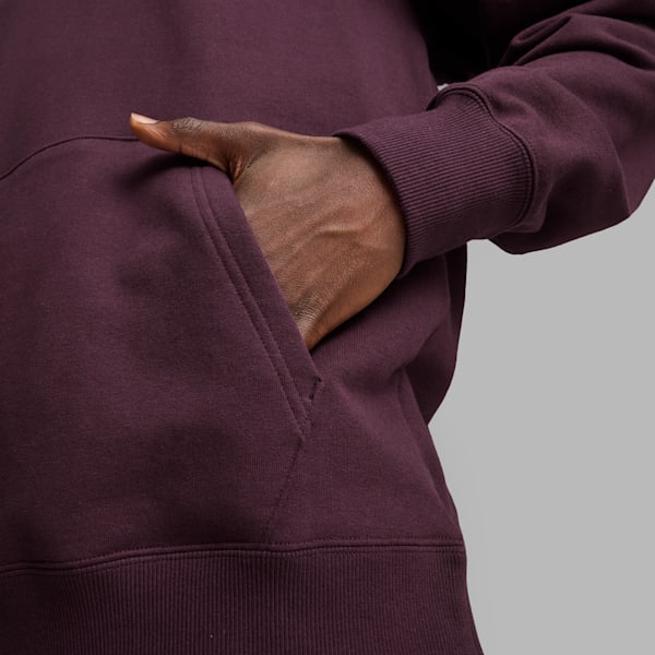 DOWNTOWN Graphic Hoodie Men, Midnight Plum, large-MEX