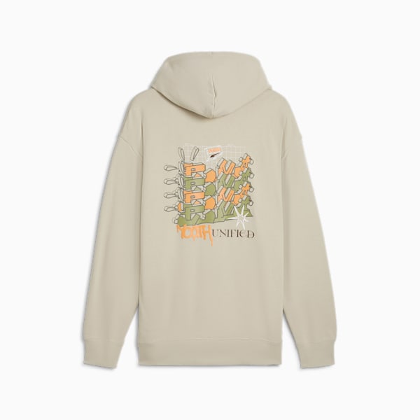Buzo con capucha DOWNTOWN Graphic para hombre, Desert Dust, large-ARG