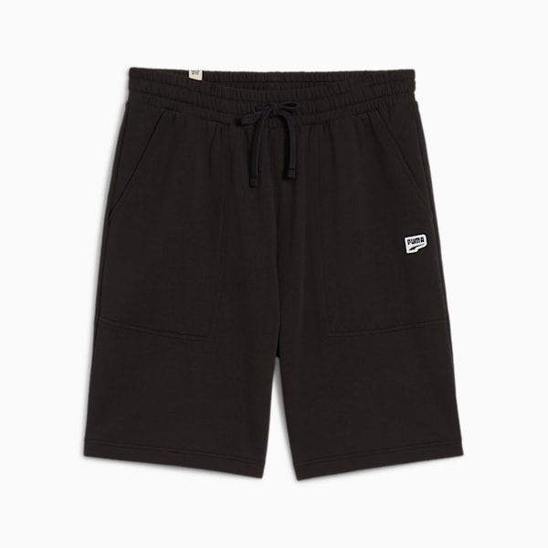 DOWNTOWN Relaxed Shorts Unisex, PUMA Black, large-MEX