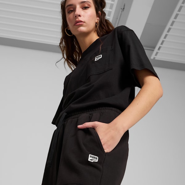 Pantalones DOWNTOWN Relaxed unisex, PUMA Black, large-ARG