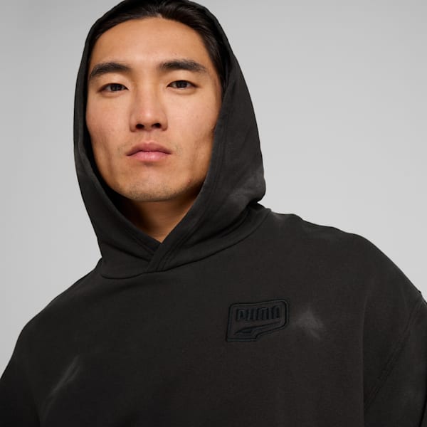 Buzo con capucha DOWNTOWN Relaxed unisex, PUMA Black, large-ARG