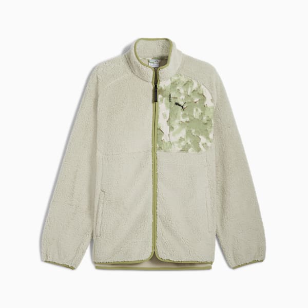 PUMATECH Sherpa Track Jacket Men, Desert Dust, large-ZAF