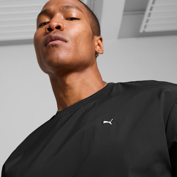 MMQ SPORT Woven Tee Men, PUMA Black, large-ZAF