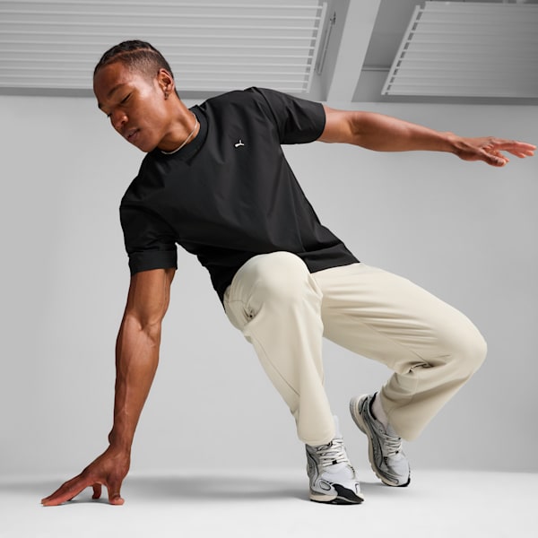 MMQ SPORT Woven Tee Men, PUMA Black, large-ZAF
