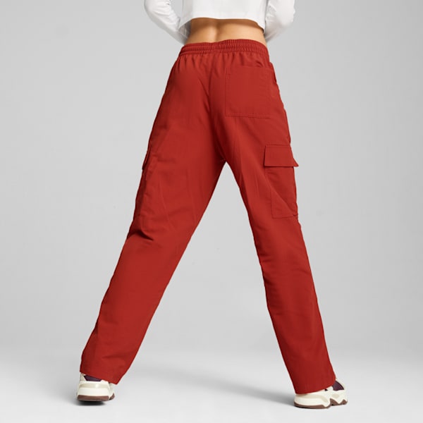 Pants cargo para mujer DOWNTOWN, Mars Red, large-MEX