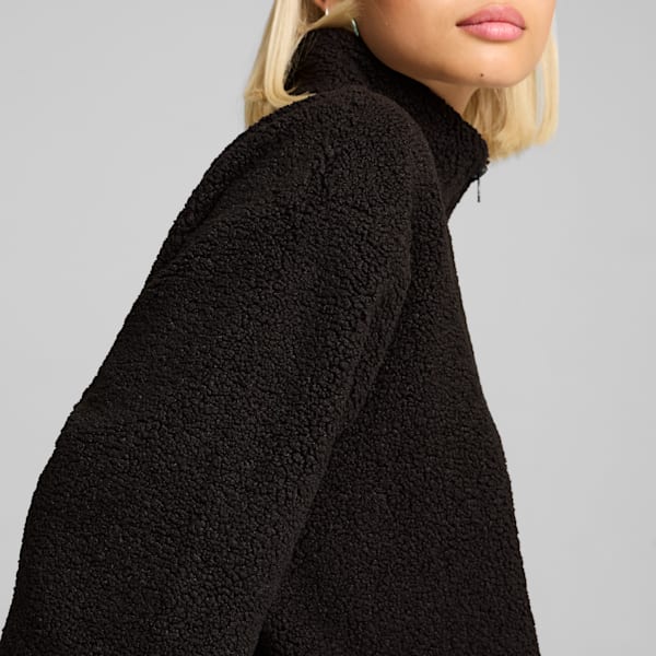 CLASSICS Winterized media cremallera Mujer, PUMA Black, large-MEX