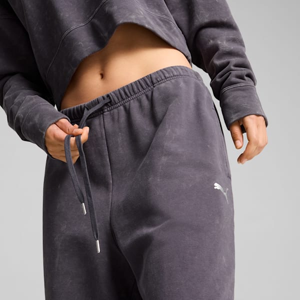 DARE TO Relaxed Washed Pants Women, Galactic Gray, large-ZAF
