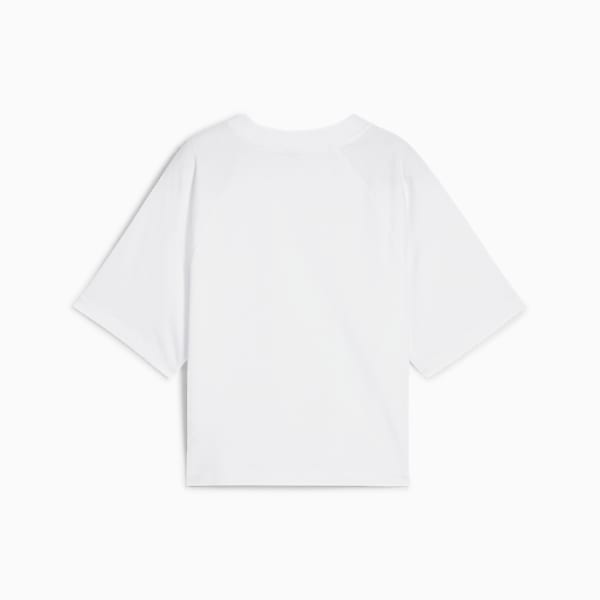 CLASSICS Relaxed Tee Women, PUMA White, large-ZAF