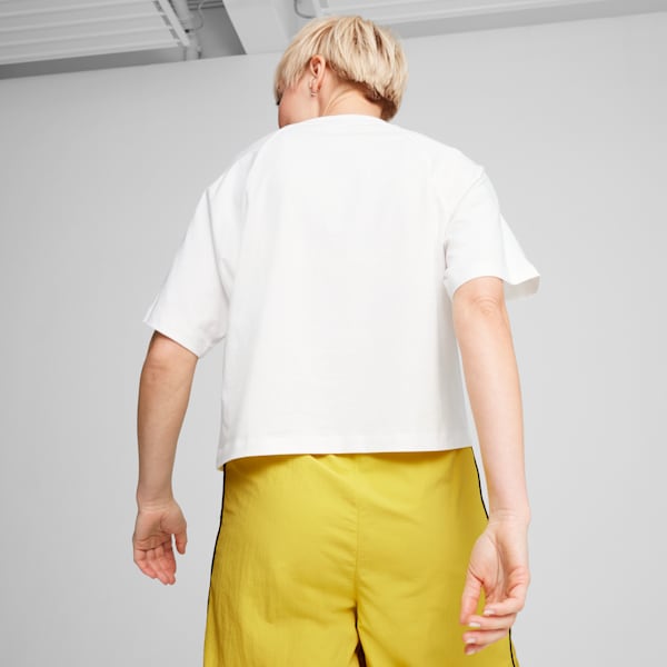 CLASSICS Relaxed Tee Women, PUMA White, large-ZAF