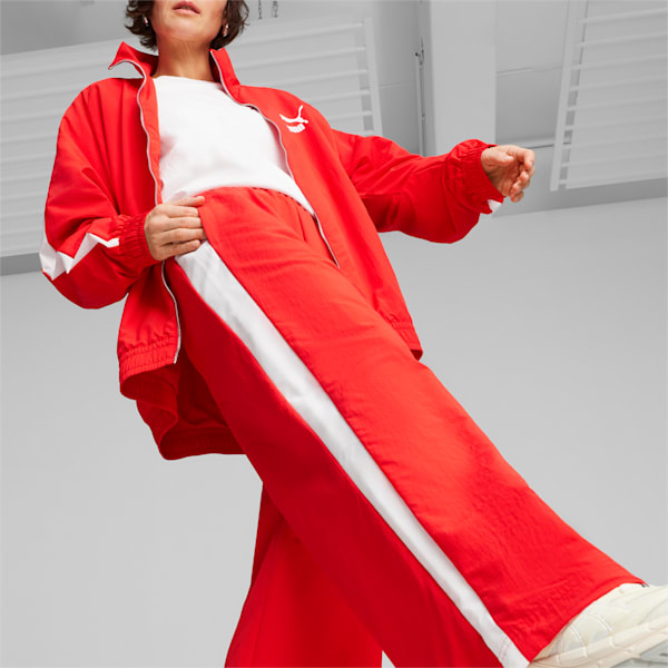 T7 Oversized Track Pants Unisex, For All Time Red, large-MEX