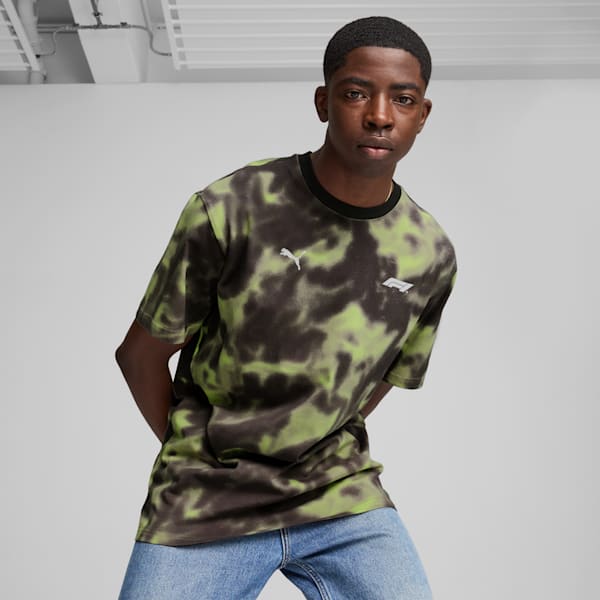 F1® Statement Tee Men, Cool Cucumber-AOP, large-ZAF